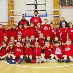 Basketbalové derby 2015 U11 BK Klatovy hoši - U11 BK Klatovy dívky (mix)