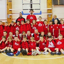 Basketbalov derby 2015 U11 BK Klatovy hoi - U11 BK Klatovy dvky (mix)